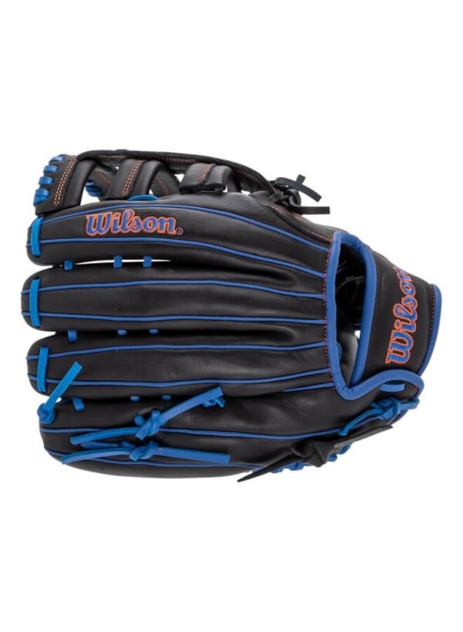 WILSON A1000 1892 W/PEDROIA FIT  12.25" BLACK/ROYAL/ORANGE