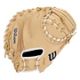 WILSON A1000 CM33 CATCHER'S MITT 33" BLONDE/BLACK/WHITE RHT