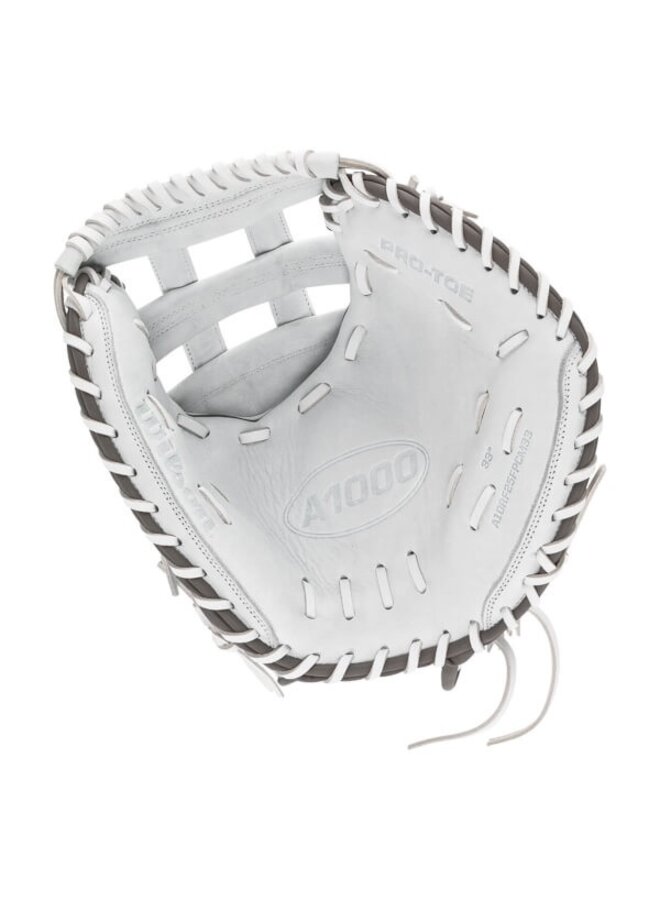 WILSON A1000 CM33 CATCHER'S MITT 33" GREY/WHITE RHT