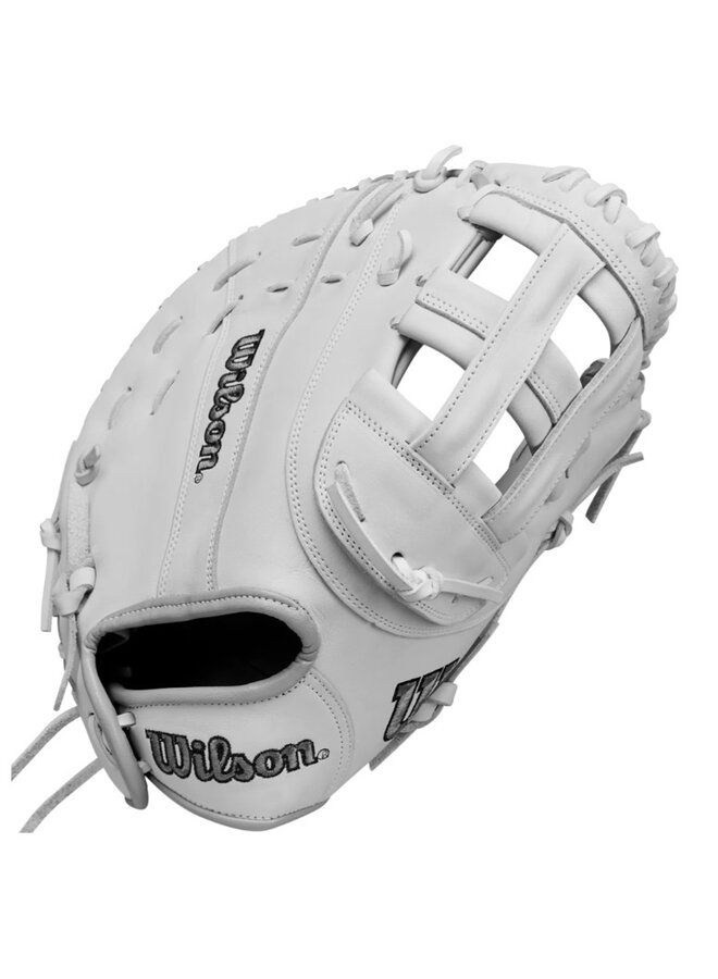 WILSON A1000 1620 FIRST BASE GLOVE 12.5"  GREY/WHITE RHT