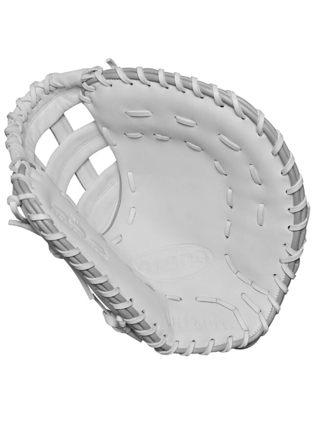 WILSON A1000 1620 FIRST BASE GLOVE 12.5" GREY/WHITE RHT
