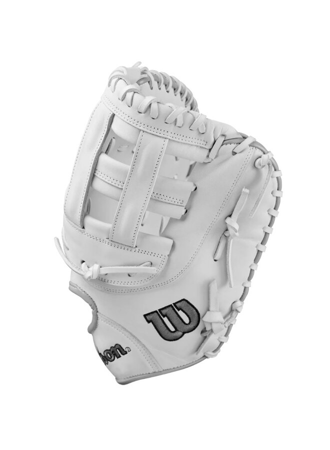 WILSON A1000 1620 FIRST BASE GLOVE 12.5" GREY/WHITE RHT