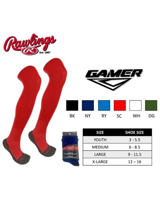 Rawlings Gamer Over The Knee Performance Sock