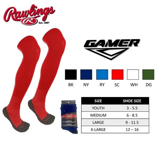 over knee baseball socks