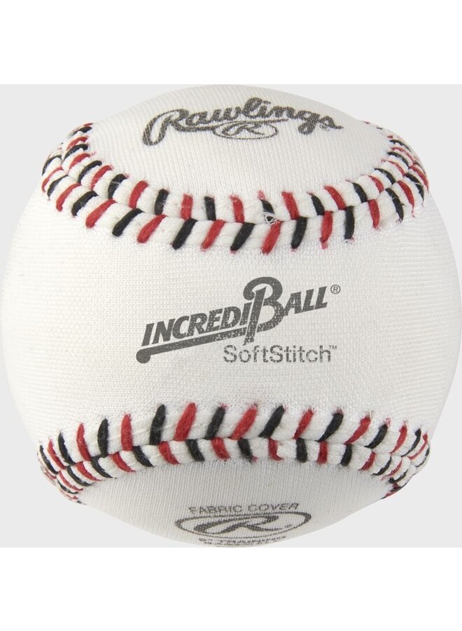 RAWLINGS 9" SOFTSTITCH INCREDIBALL EACH (CLOTH) WHITE