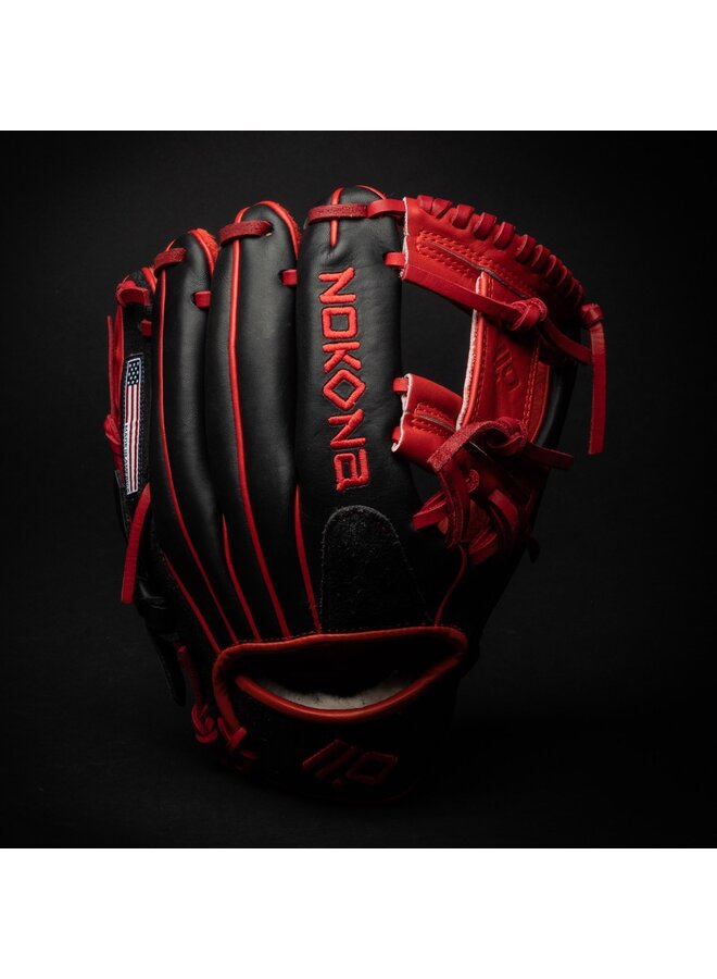 Nokona Underground 11.5" Limited Edition Black Red Rht
