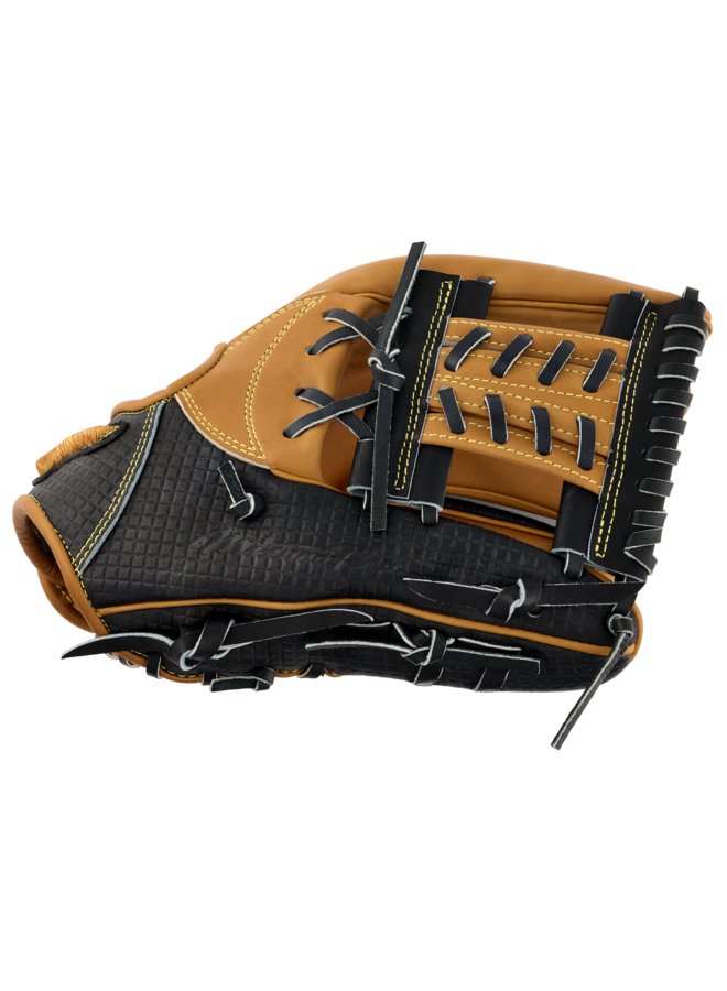 2025 MIZUNO PRO LTD SHOGUN BALL GLOVE MADE IN HAGA JAPAN BROWN/BLACK 11.75" RHT