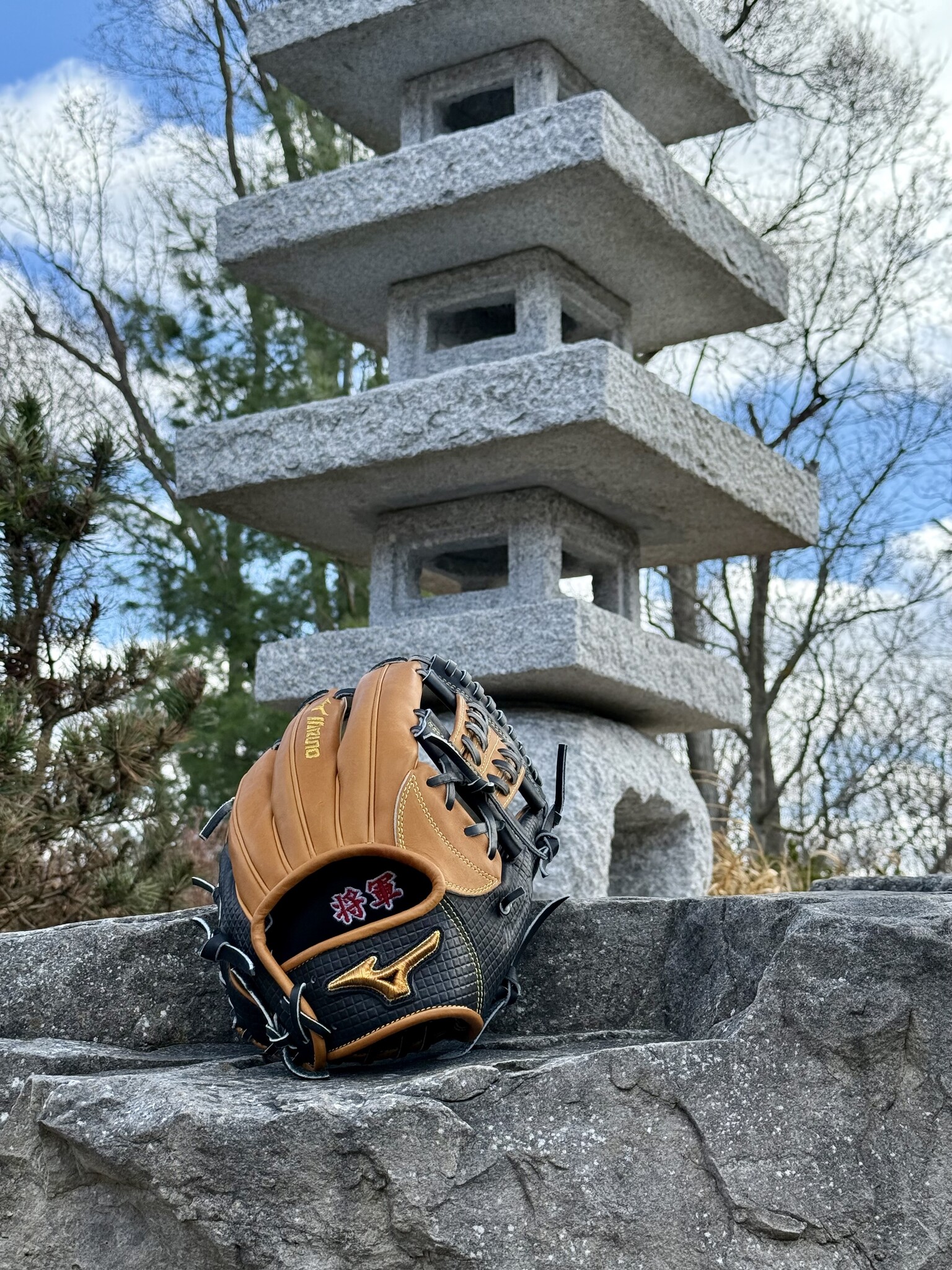 ミズノプロ　マフラー＆ミトン 2025 MIZUNO PRO LTD SHOGUN BALL GLOVE MADE IN HAGA JAPAN