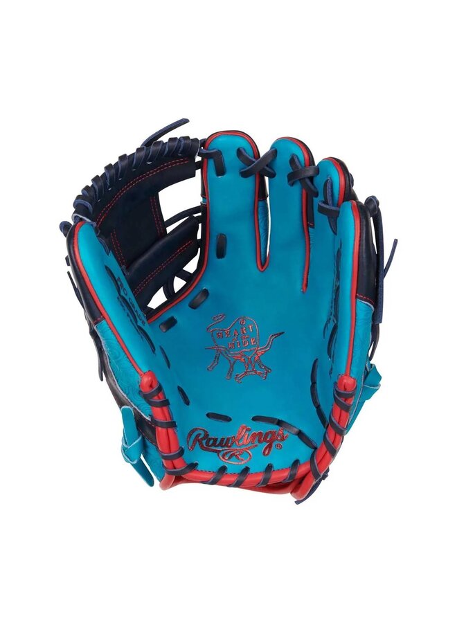 RAWLINGS HOH COLORSYNC 9.0 11.5" BASEBALL GLOVE TEAL / NAVY / RED