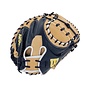 WILSON A2000 SUPERSKIN SA34 CATCHER MITT 34" BLONDE/NAVY