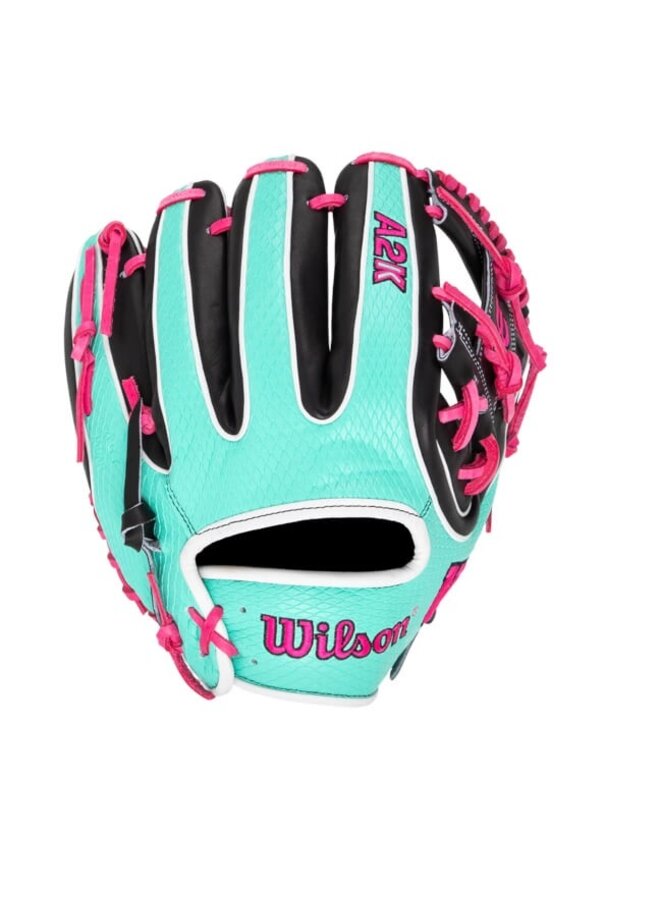 WILSON A2K  SUMMER 2025 1720 GLOVE 11.5" BLACK/PINK/SEAFOAM