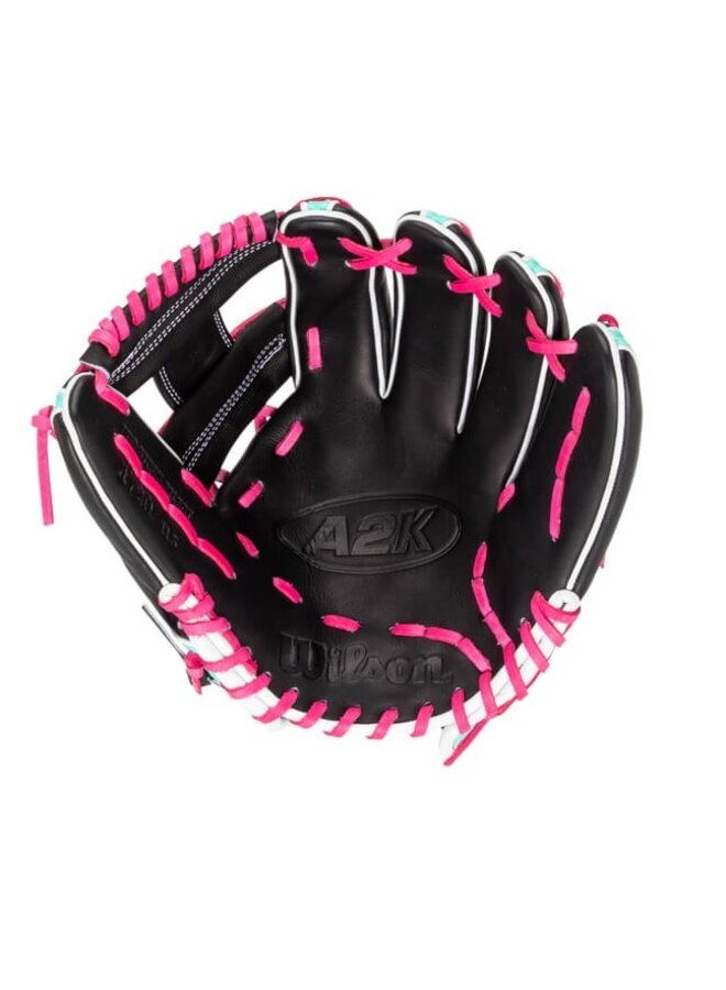 WILSON A2K  SUMMER 2025 1720 GLOVE 11.5" BLACK/PINK/SEAFOAM