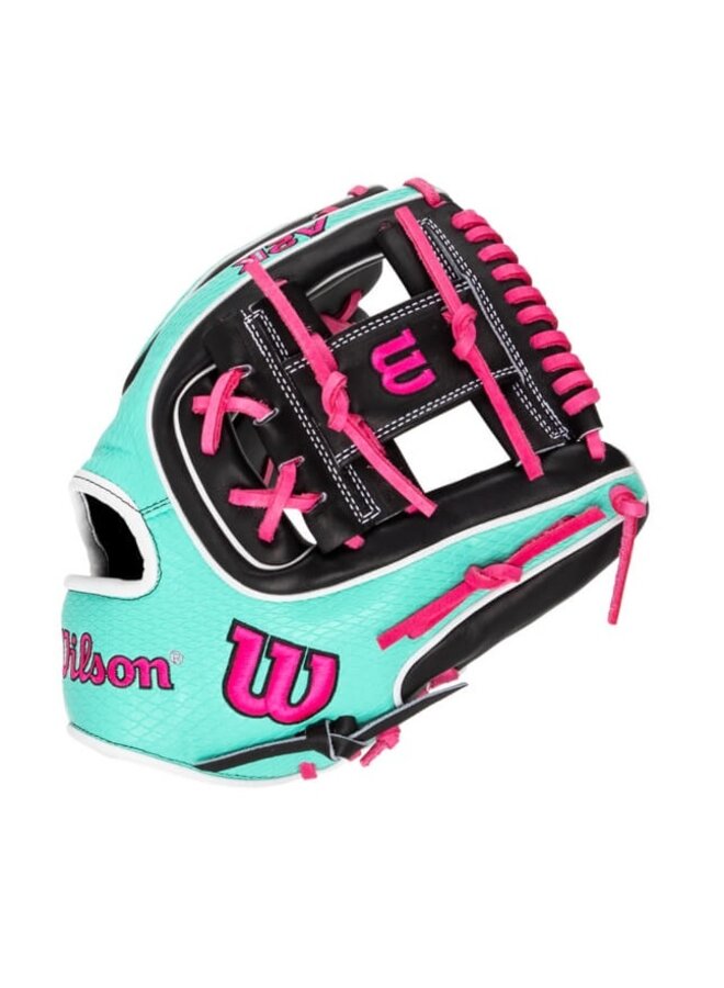 WILSON A2K  SUMMER 2025 1720 GLOVE 11.5" BLACK/PINK/SEAFOAM