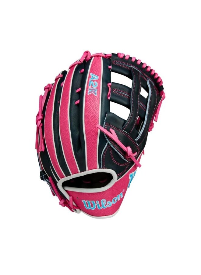 WILSON A2K SUMMER 2025 1750 GLOVE 12.5"  NAVY/PINK