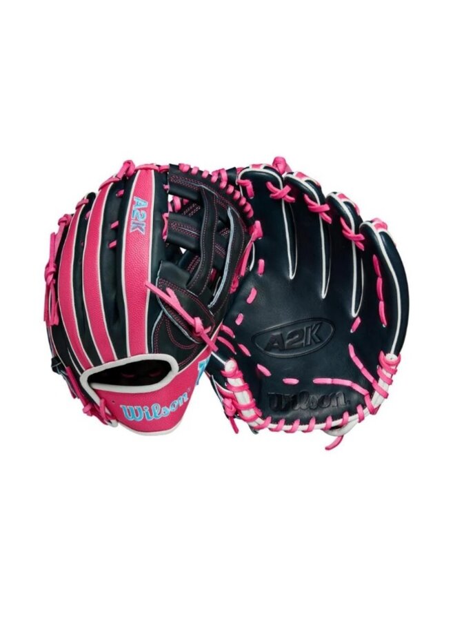 WILSON A2K SUMMER 2025 1750 GLOVE 12.5"  NAVY/PINK