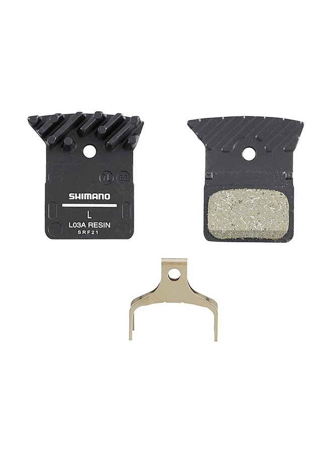 Shimano, L-Type, Disc Brake Pads, K-Type/L-Type, Resin, Pair, EBP L05A-RF