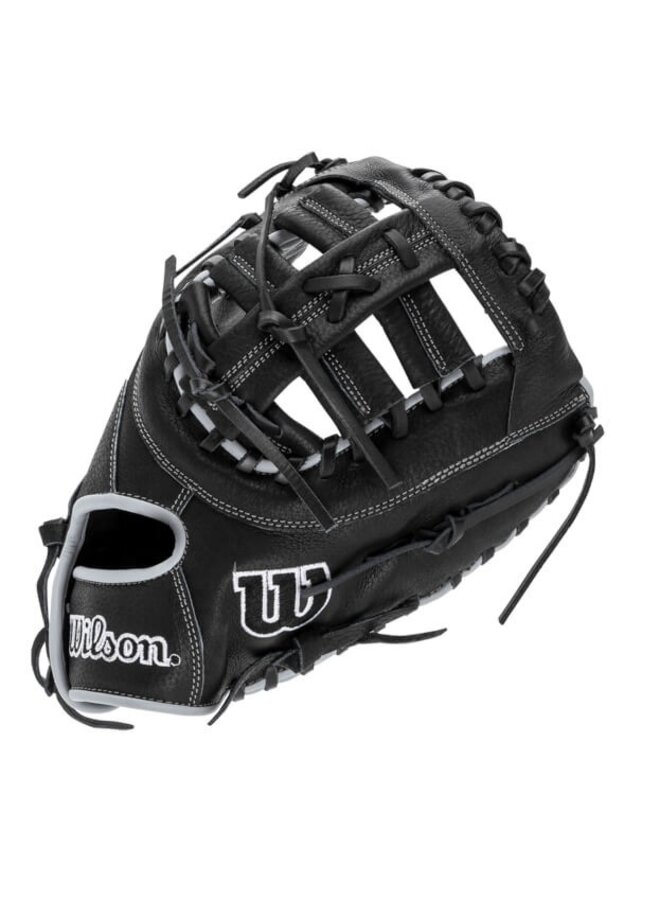 Wilson A700 12 First Base  Mitt FB Black/Silver