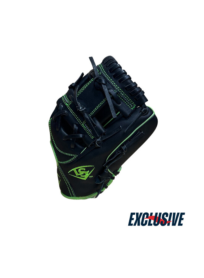 LOUISVILLE NEXUS VIPER YTH FIELDING GLOVES SMU BLACK/NEON GREEN 11.25" RHT