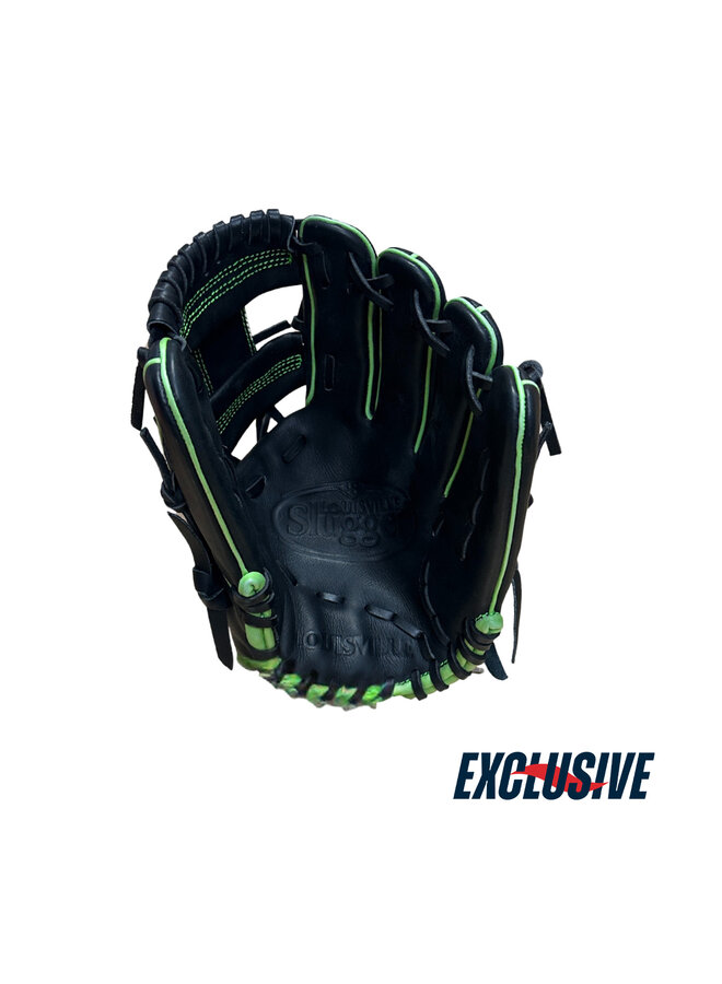 LOUISVILLE NEXUS VIPER YTH FIELDING GLOVES SMU BLACK/NEON GREEN 11.25" RHT