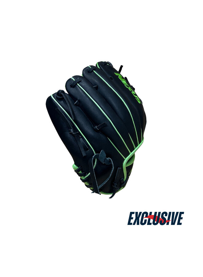 LOUISVILLE NEXUS VIPER YTH FIELDING GLOVES SMU BLACK/NEON GREEN 11.25" RHT