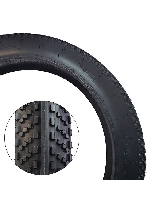 DAMCO  TIRE 26 X 4.00 FATBIKE BLACK