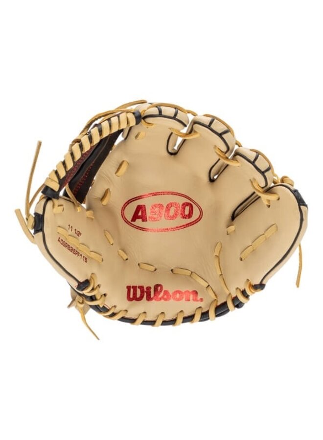 Wilson A900 PF115 25 Pedroia Fit 11.5" Baseball Glove Black - Red