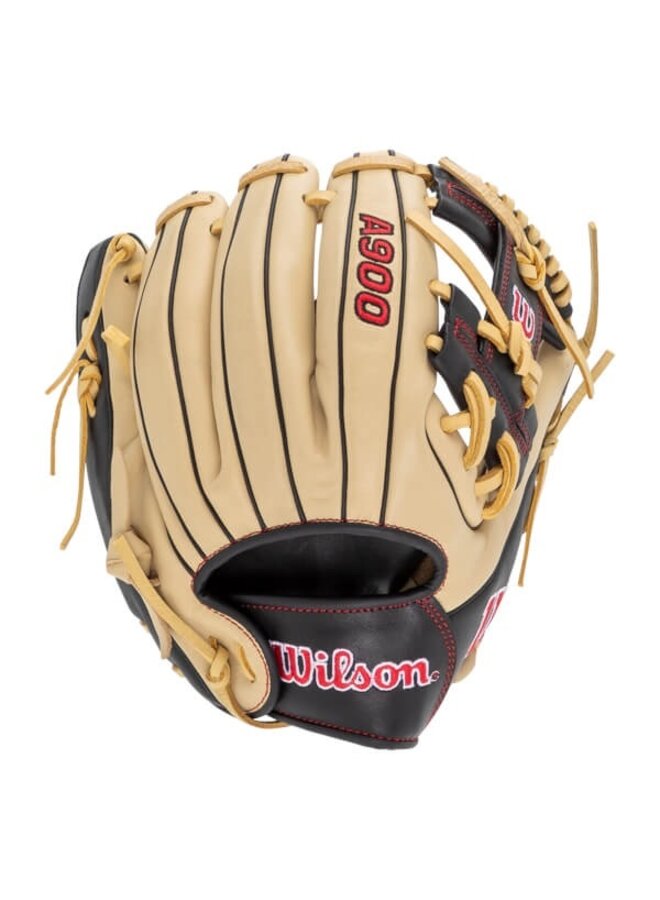 Wilson A900 PF115 25 Pedroia Fit 11.5" Baseball Glove Black - Red