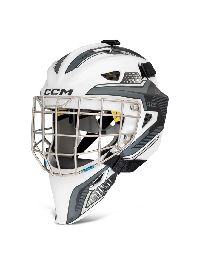 CCM AXIS F5 GOALIE MASK WITH DECAL JR