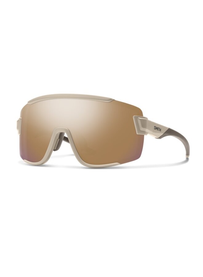 Smith Glasses Wildcat Sunglasses Matte Summit ChromaPop Rose Gold Mirror