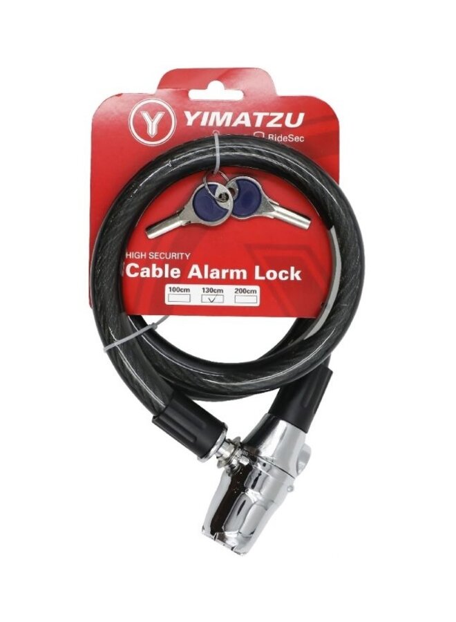YIMATZU HEAVY DUTY CABLE LOCK WITH ALARM