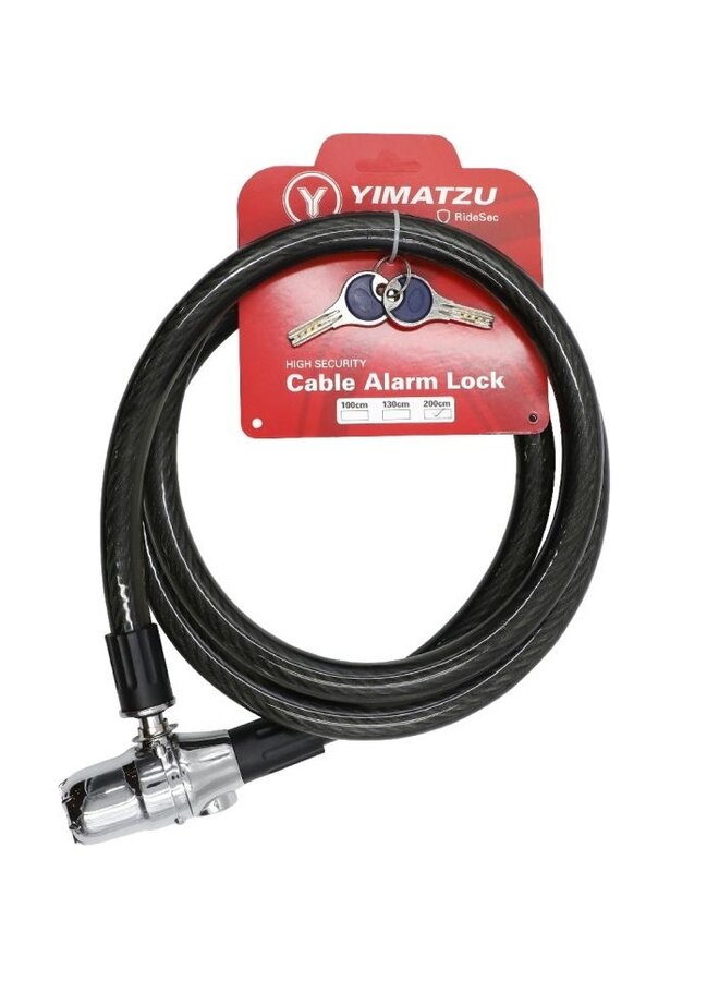 YIMATZU HEAVY DUTY CABLE LOCK WITH ALARM