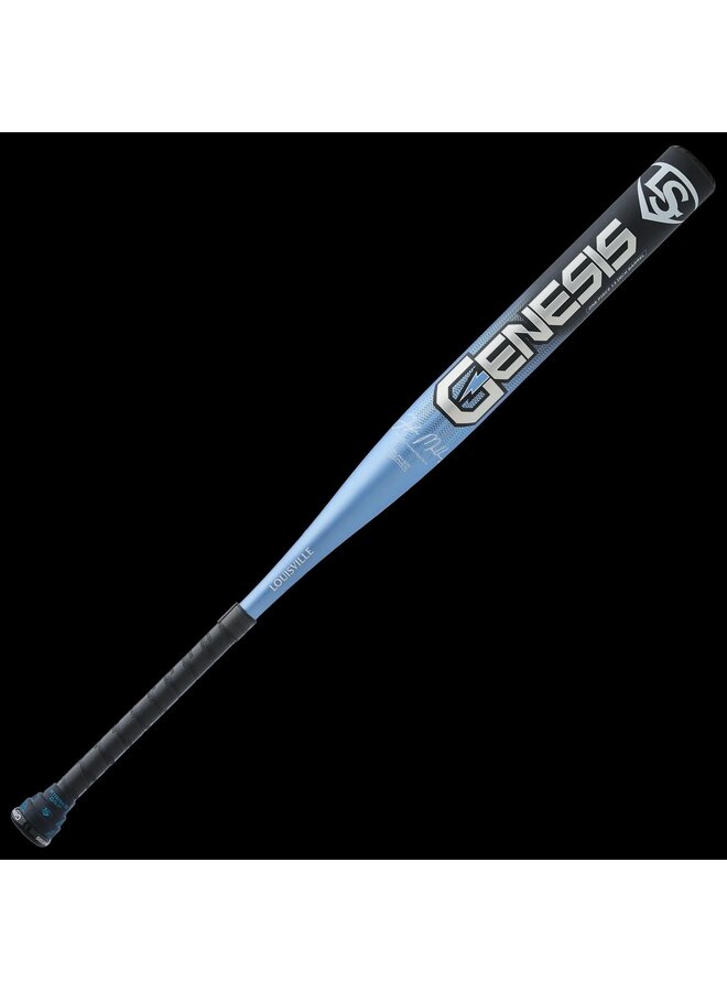 2025 LOUISVILLE GENESIS 1PC TYLER MARSHBURN SLOPITCH BAT BLACK - BLUE