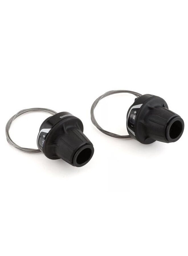 Shimano SHIFT LEVER SET, SL-RV400, 3 (SIS) X 7-SPEED, REVO SHIFTER, W/ OPTICAL GEAR DISPLAY