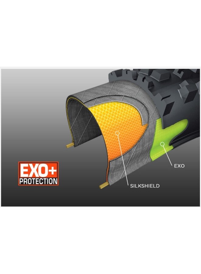 Maxxis, Minion DHF, Tire, 27.5''x2.50, Folding, Tubeless Ready, 3C Maxx Grip, EXO+, Wide Trail, Black