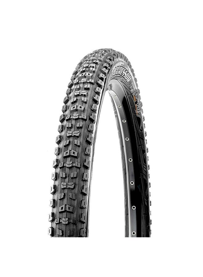 Maxxis, Aggressor, Tire, 26''x2.30, Folding, Tubeless Ready, Dual, EXO, 60TPI, Black