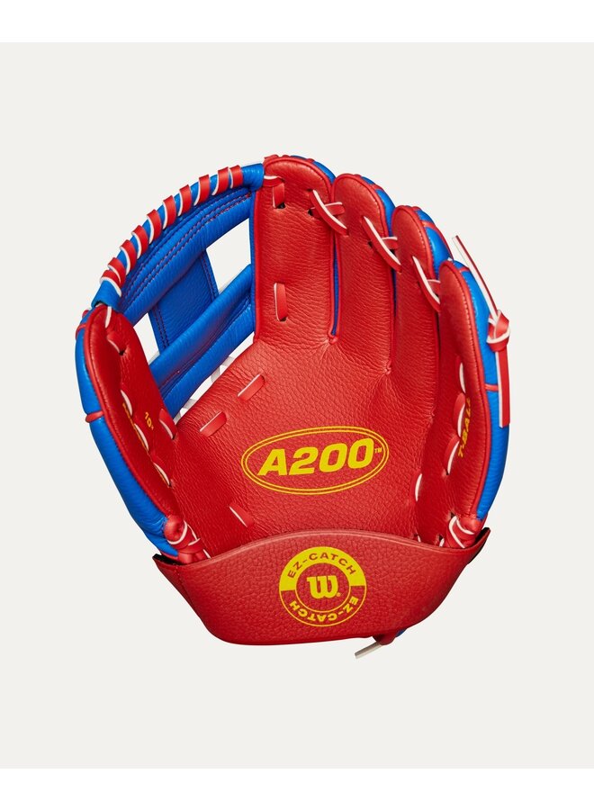 WILSON A200 EZ CATCH 10" ROYAL/RED/YELLOW RHT