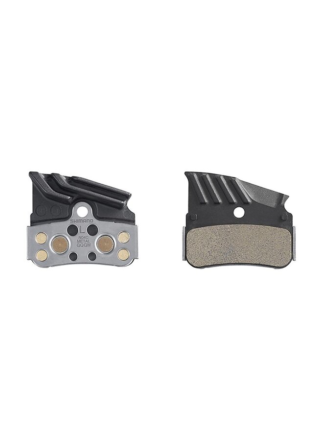 Shimano, N-Type, Disc Brake Pads, Shape: Shimano N-Type, Metallic, Pair, IBPN04CMFA