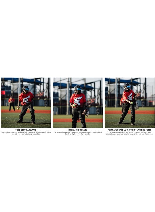 EASTON HELLCAT HELMET SUN VISOR