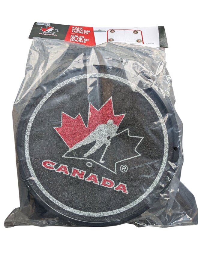 TEAM CANADA 4 PACK OF FOAM SHOOTING TARGETS