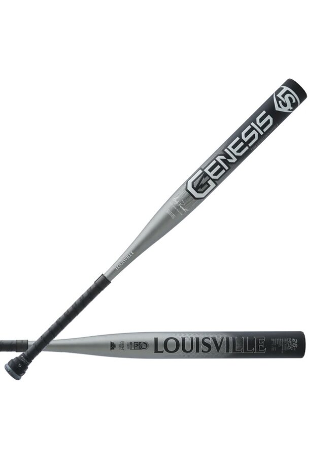 2025 LOUISVILLE GENESIS 1PC ANDY PURCELL SLOPITCH BAT SILVER - BLACK