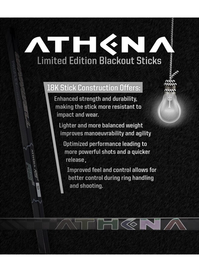 2025 WINNWELL ATHENA RS2 GRIP RINGETTE STICK SR LE