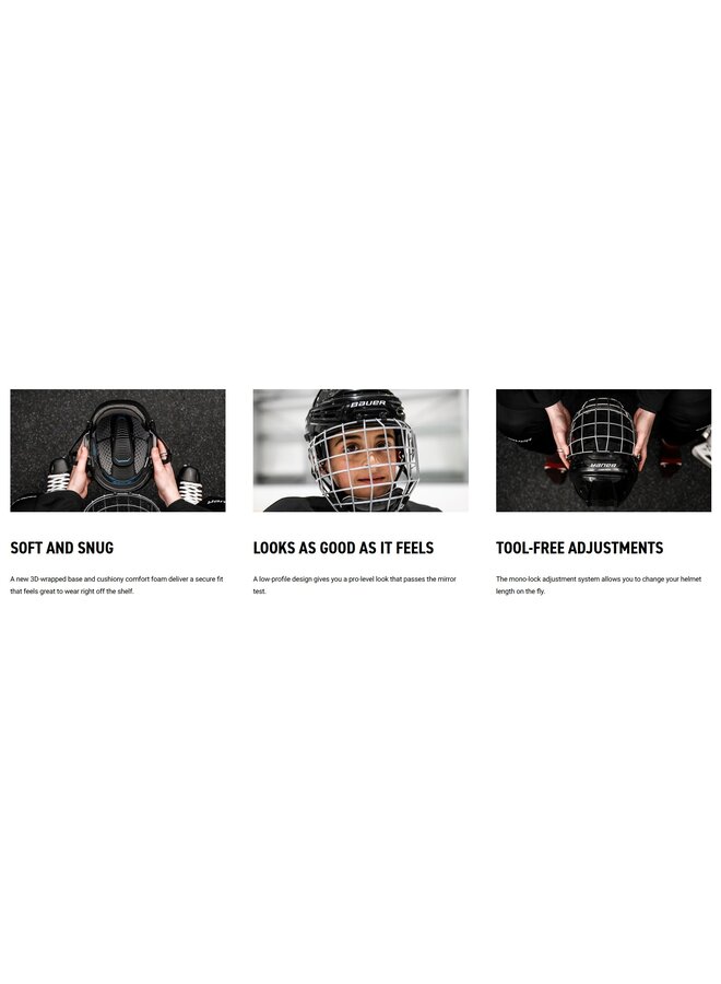S25 BAUER HT RE-AKT 70 HOCKEY HELMET