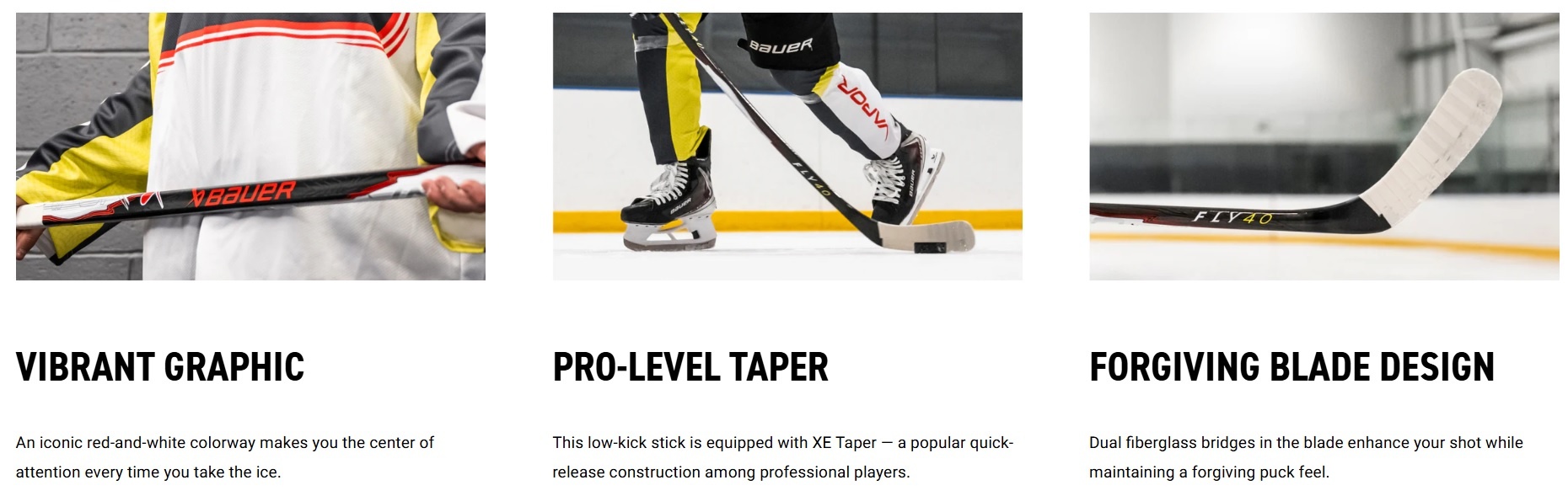 bauer vapor hockey sticks