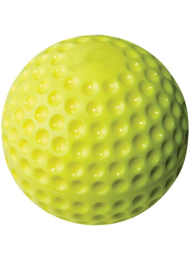 DIMPLED PITCHING MACHINE BALLS 9" PMY9 SOLD BY THE DOZEN ONLY