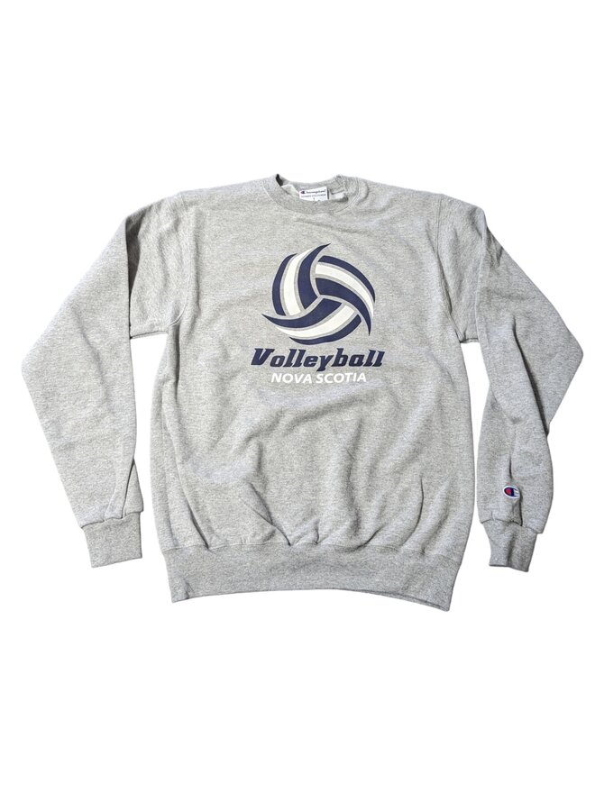 2024 VNS CHAMPION SILK SCREEN LOGO CREWNECK GREY