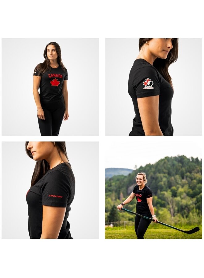 BAUER HOCKEY CANADA GRAPHIC TEE WOMENS