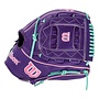 2025 FALL WILSON A2K B23 W/ASO WEB 12" PURPLE / PINK /SEAFOAM