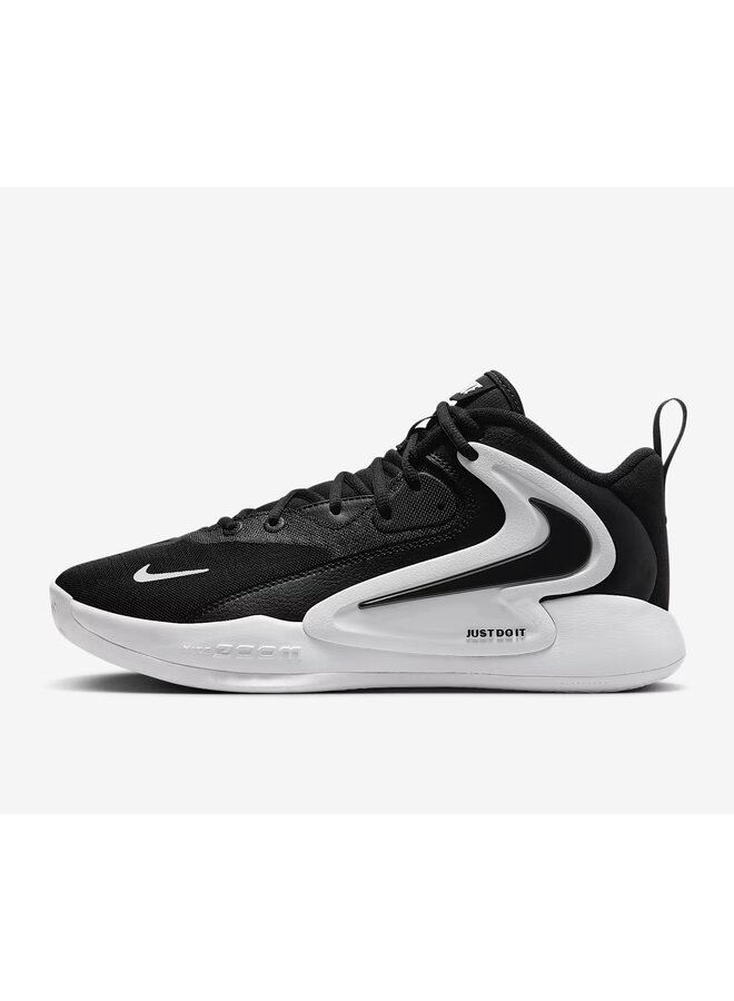 NIKE ZOOM HYPERSET 2 COURT SHOE UNISEX BLACK/WHITE