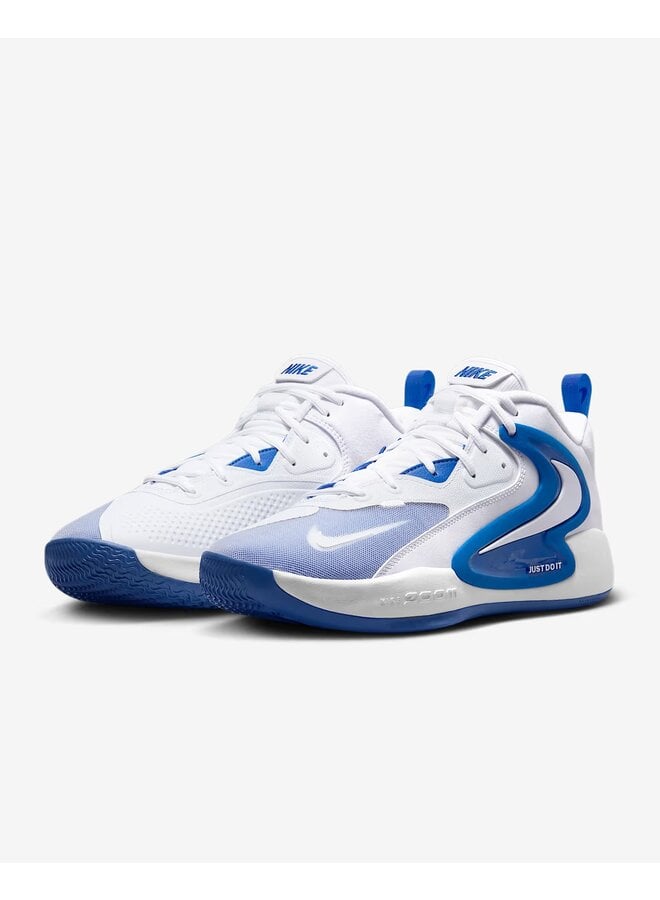 NIKE ZOOM HYPERSET 2 COURT SHOE UNISEX WHITE/GAME ROYAL
