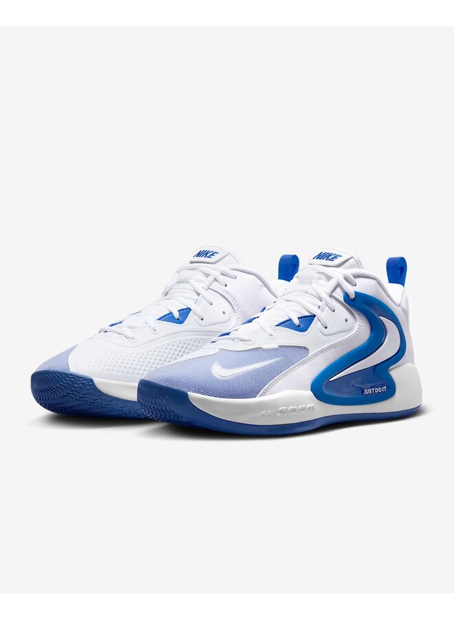 NIKE ZOOM HYPERSET 2 COURT SHOE UNISEX WHITE/GAME ROYAL